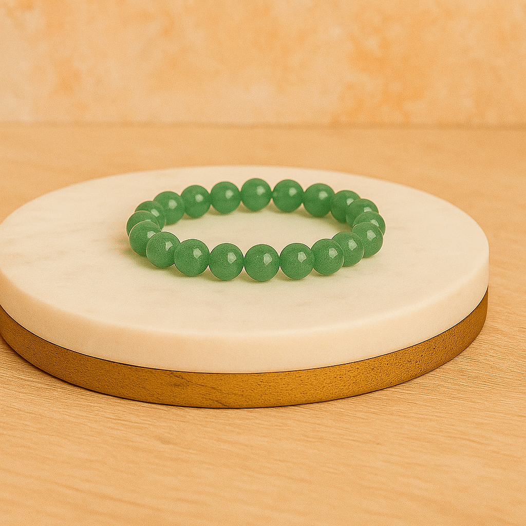 Green Aventurine Bracelet - Ankshaktiyaan by seemaa arora