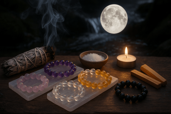 "The Complete Guide to Cleansing and Charging Your Crystal Bracelets" - Ankshaktiyaan by seemaa arora