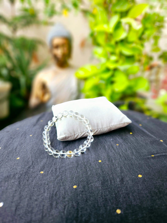 Clear Quartz Healing Bracelet – Clarity, Energy & Manifestation