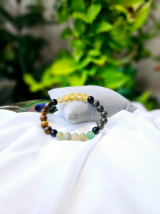 Dhan Vriddhi Crystal Bracelet – Attract Wealth, Luck & Abundance