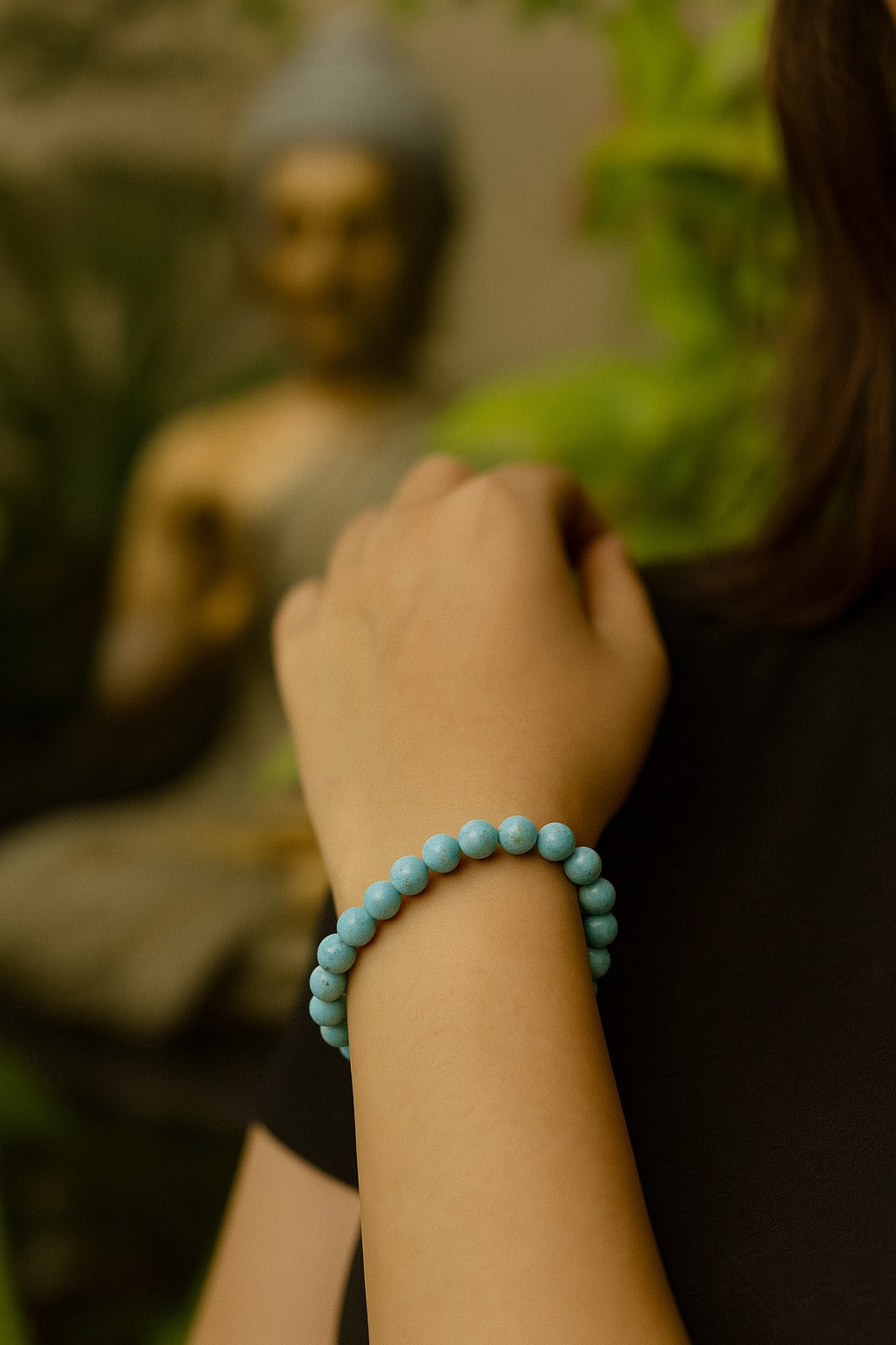 Firoza (Turquoise) Healing Bracelet – Protection, Luck & Positivity