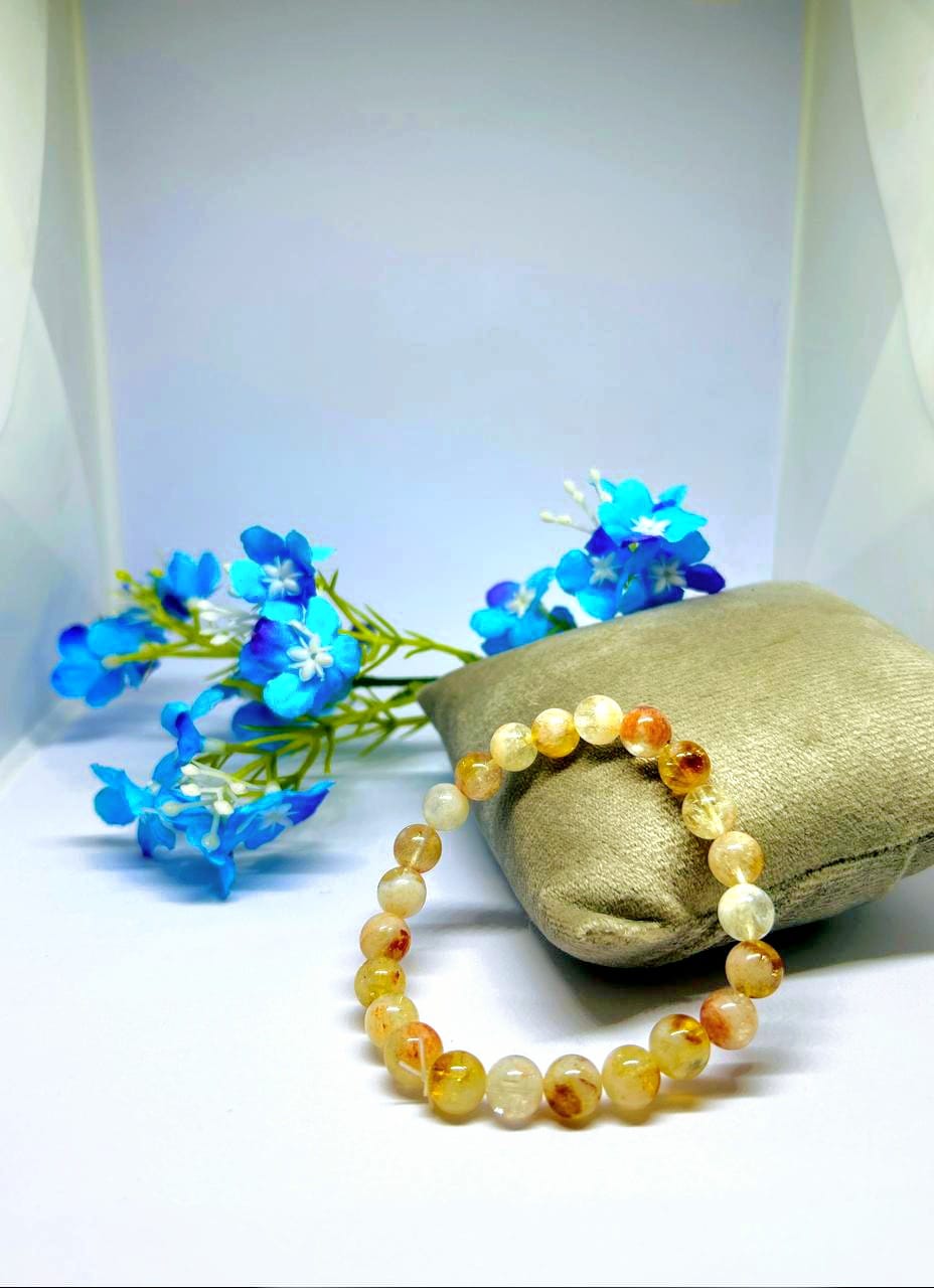 Natural Citrine Bracelet – Attract Prosperity & Positive Energy