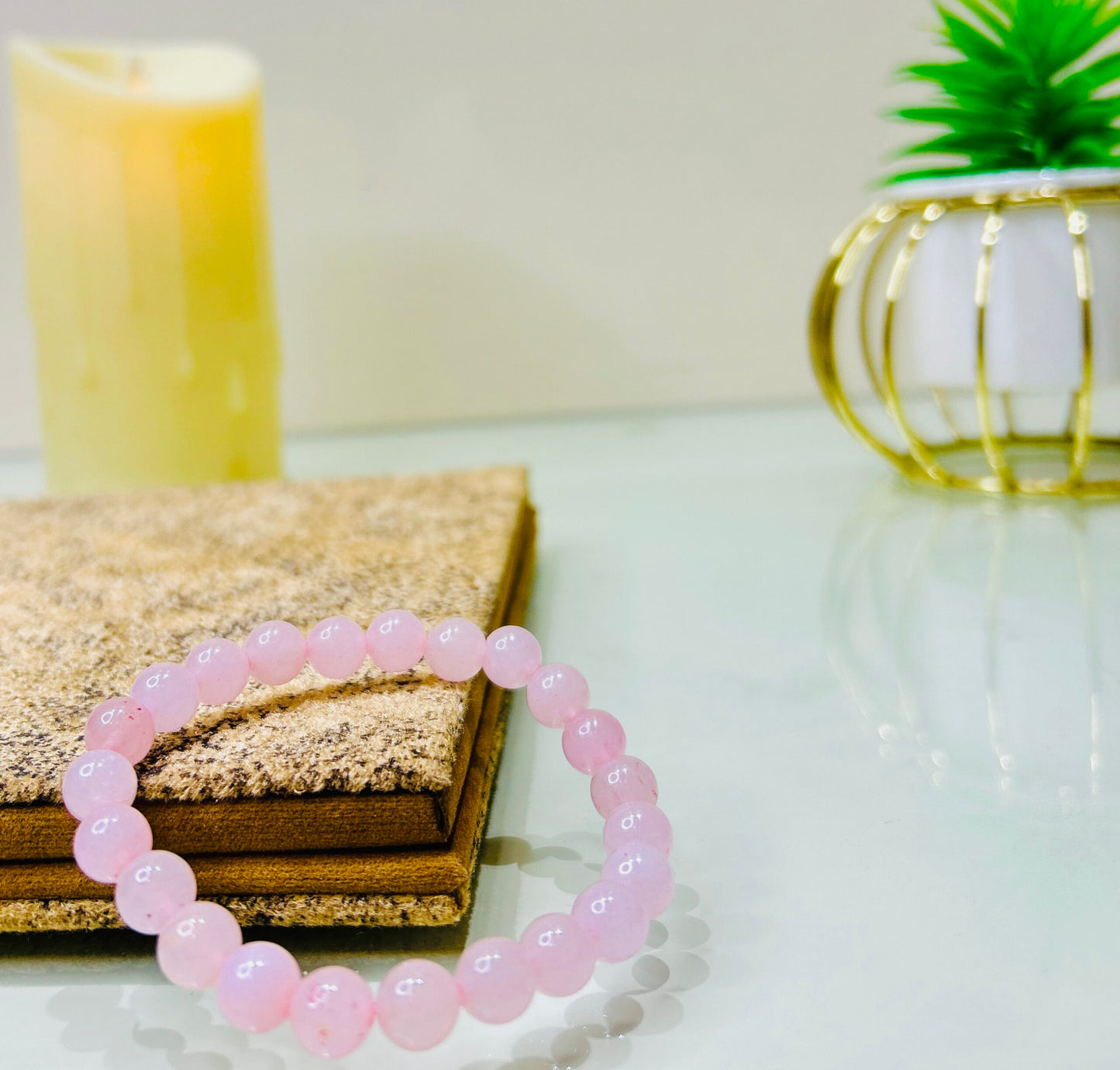 Rose Quartz Bracelet – Love, Healing & Emotional Balance
