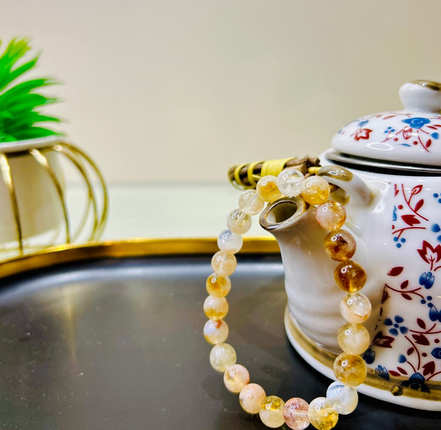 Natural Citrine Bracelet – Attract Prosperity & Positive Energy