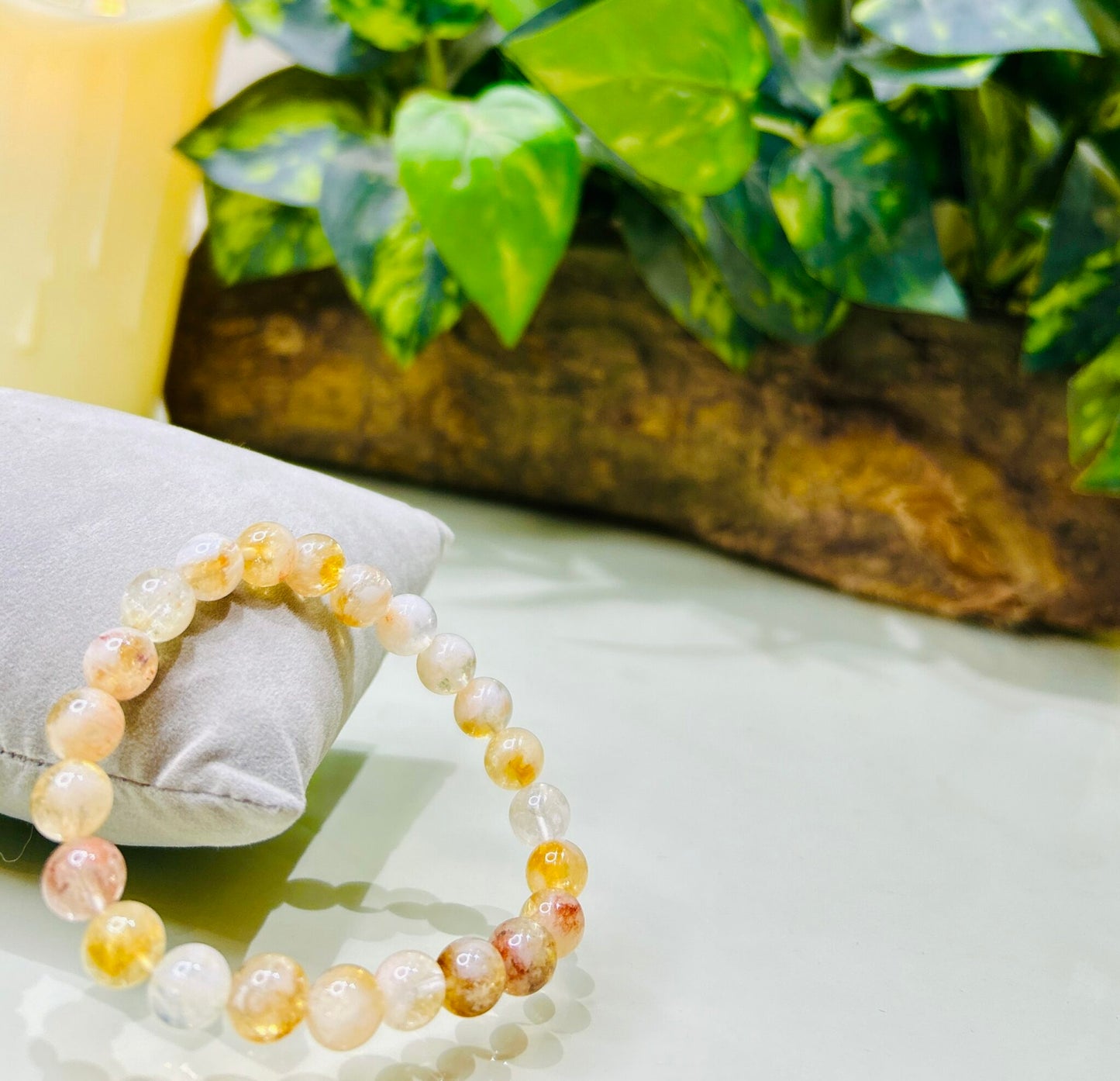 Natural Citrine Bracelet – Attract Prosperity & Positive Energy