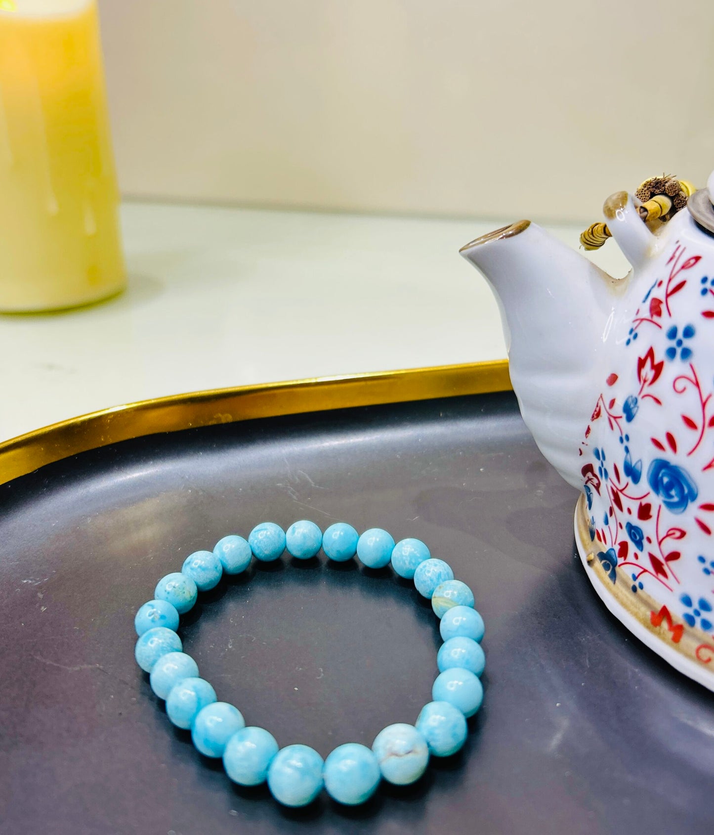 Firoza (Turquoise) Healing Bracelet – Protection, Luck & Positivity