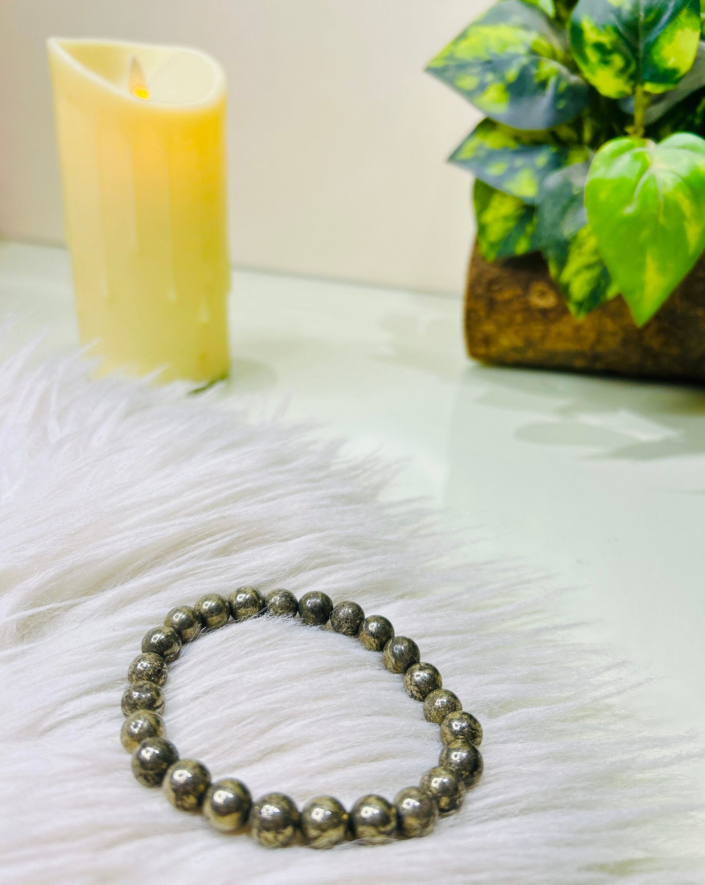 Pyrite Bracelet – Stone of Wealth, Confidence & Protection