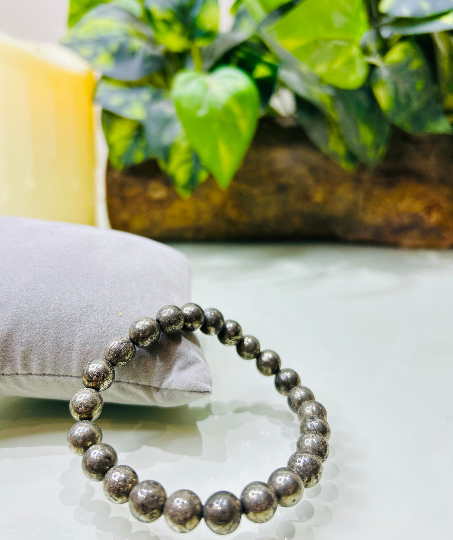 Pyrite Bracelet – Stone of Wealth, Confidence & Protection