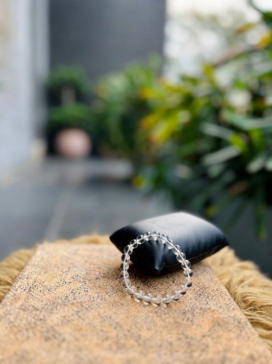 Clear Quartz Healing Bracelet – Clarity, Energy & Manifestation