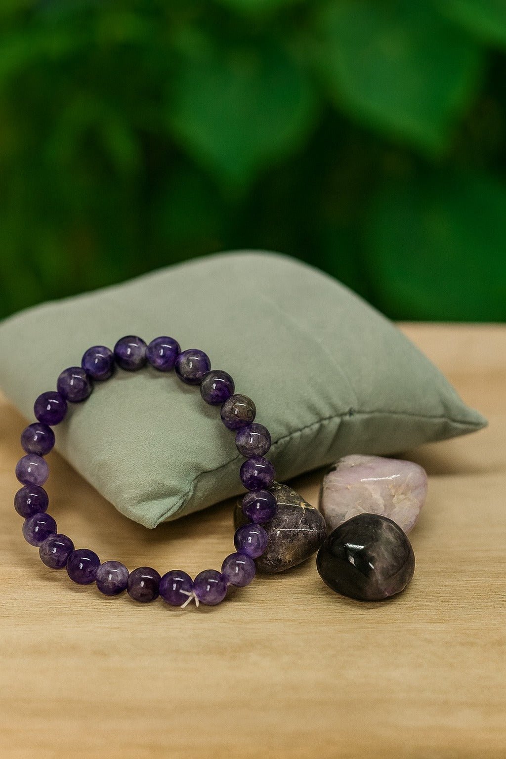 Amethyst Crystal Bracelet - Ankshaktiyaan by seemaa arora