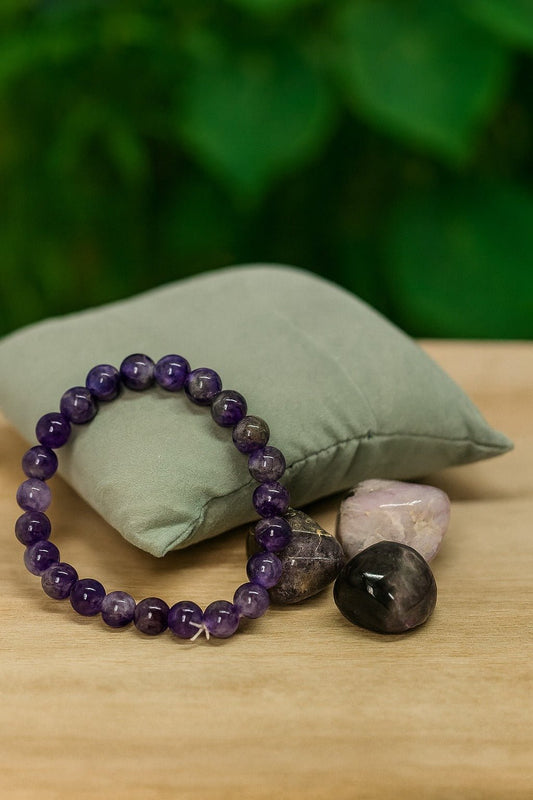 Amethyst Crystal Bracelet - Ankshaktiyaan by seemaa arora