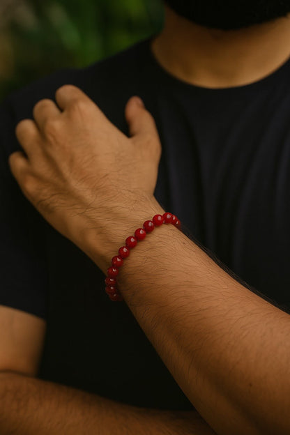 Carnelian Crystal Bracelet – Motivation, Energy & Confidence - Ankshaktiyaan by seemaa arora