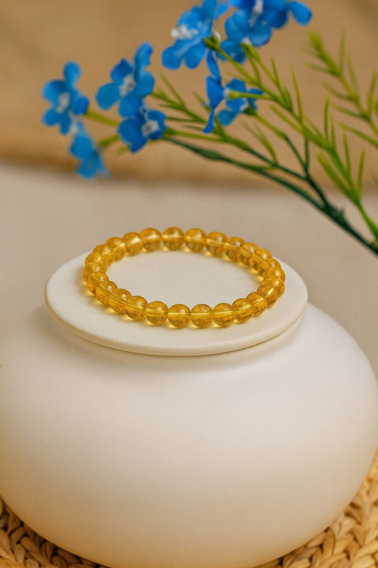 Citrine Crystal Bracelet – - Ankshaktiyaan by seemaa arora