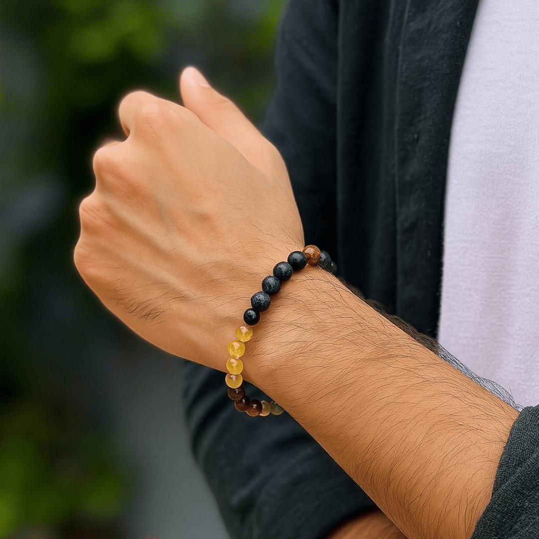Dhan Vriddhi Crystal Bracelet - Ankshaktiyaan by seemaa arora