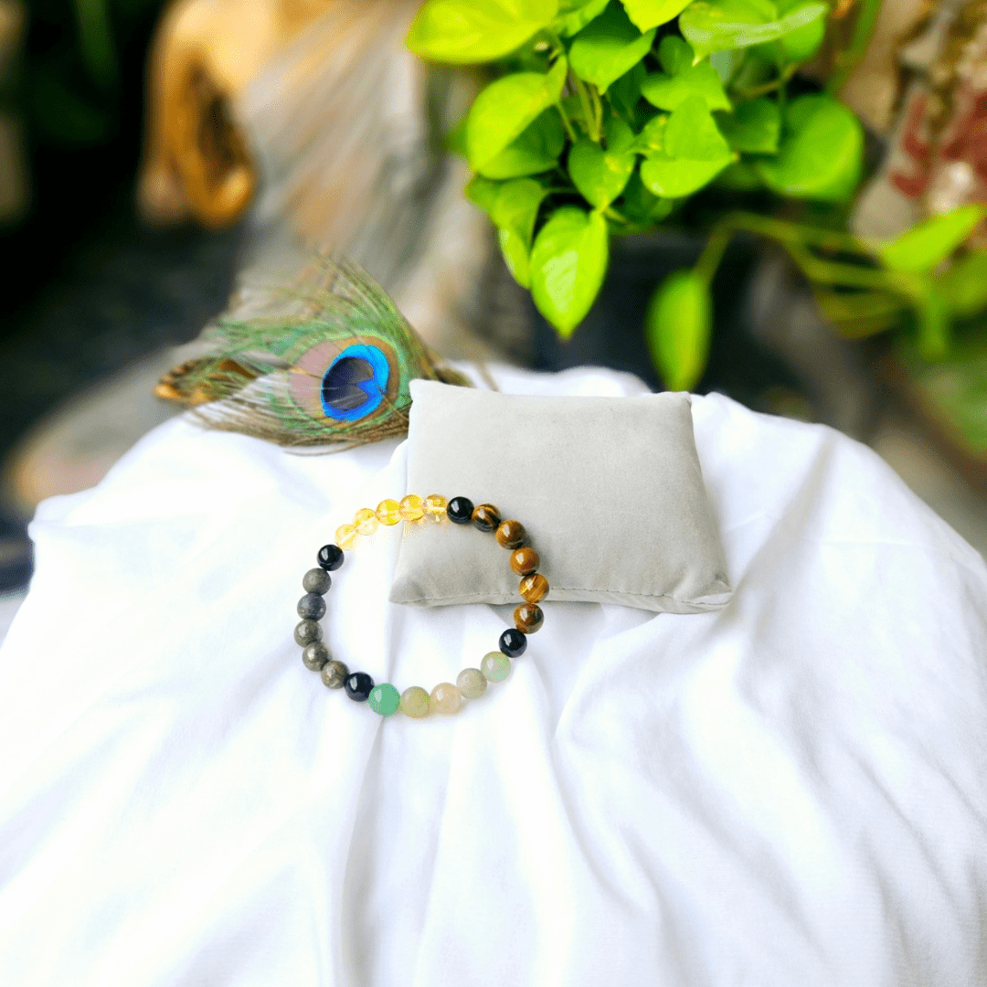 Dhan Vriddhi Crystal Bracelet - Ankshaktiyaan by seemaa arora