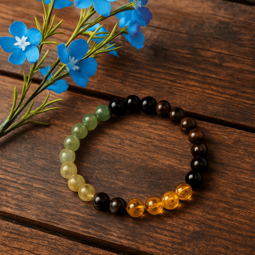 Dhan Vriddhi Crystal Bracelet - Ankshaktiyaan by seemaa arora