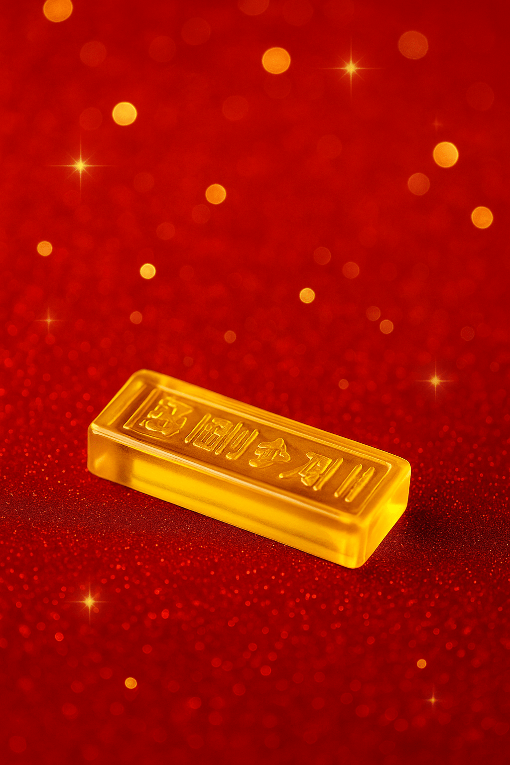 Feng - Shui Gold Ingot Bar - Pack of 3 - Ankshaktiyaan by seemaa arora