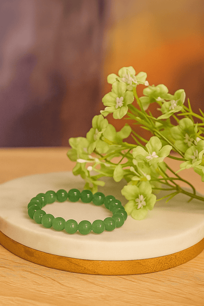 Green Aventurine Bracelet - Ankshaktiyaan by seemaa arora