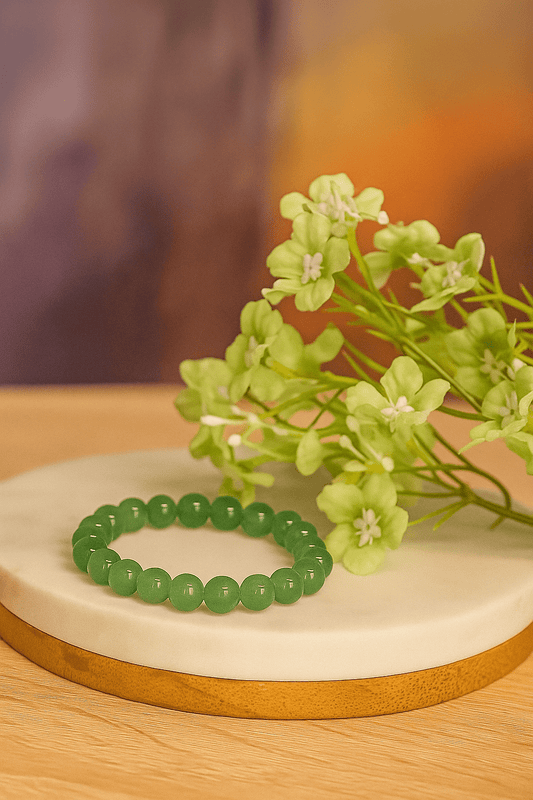 Green Aventurine Bracelet - Ankshaktiyaan by seemaa arora