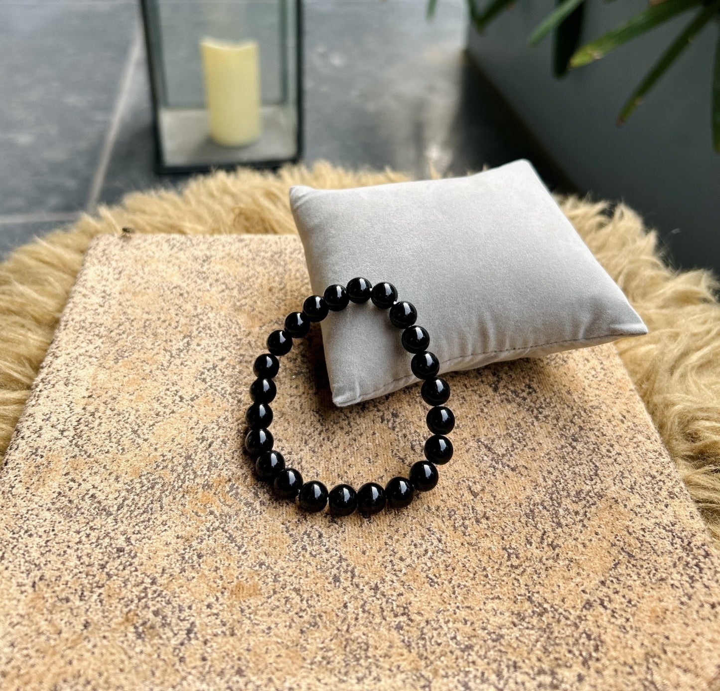 Natural Black Obsidian Bracelet – Protection & Grounding Crystal - Ankshaktiyaan by seemaa arora