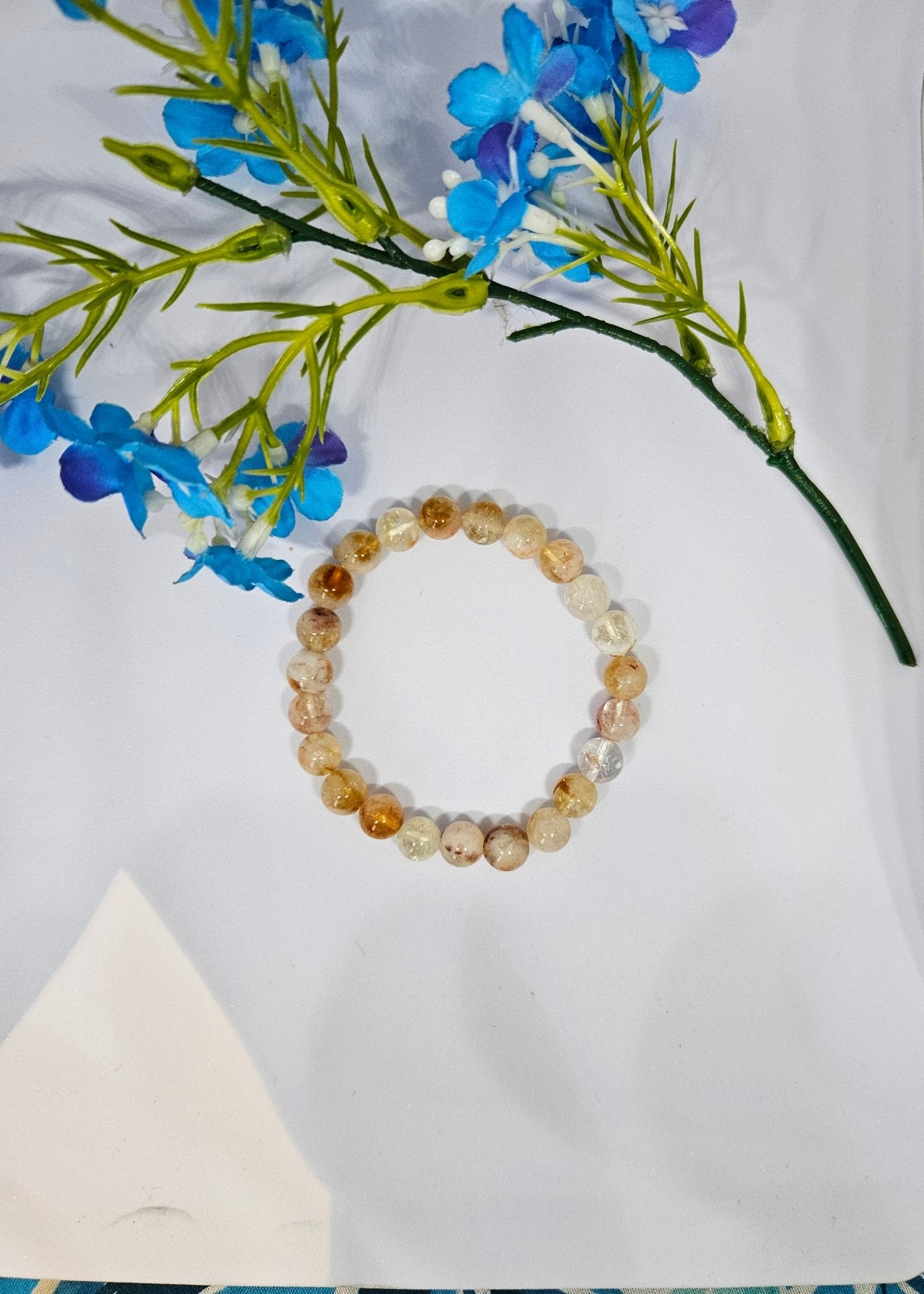 Natural Citrine Bracelet - Ankshaktiyaan by seemaa arora