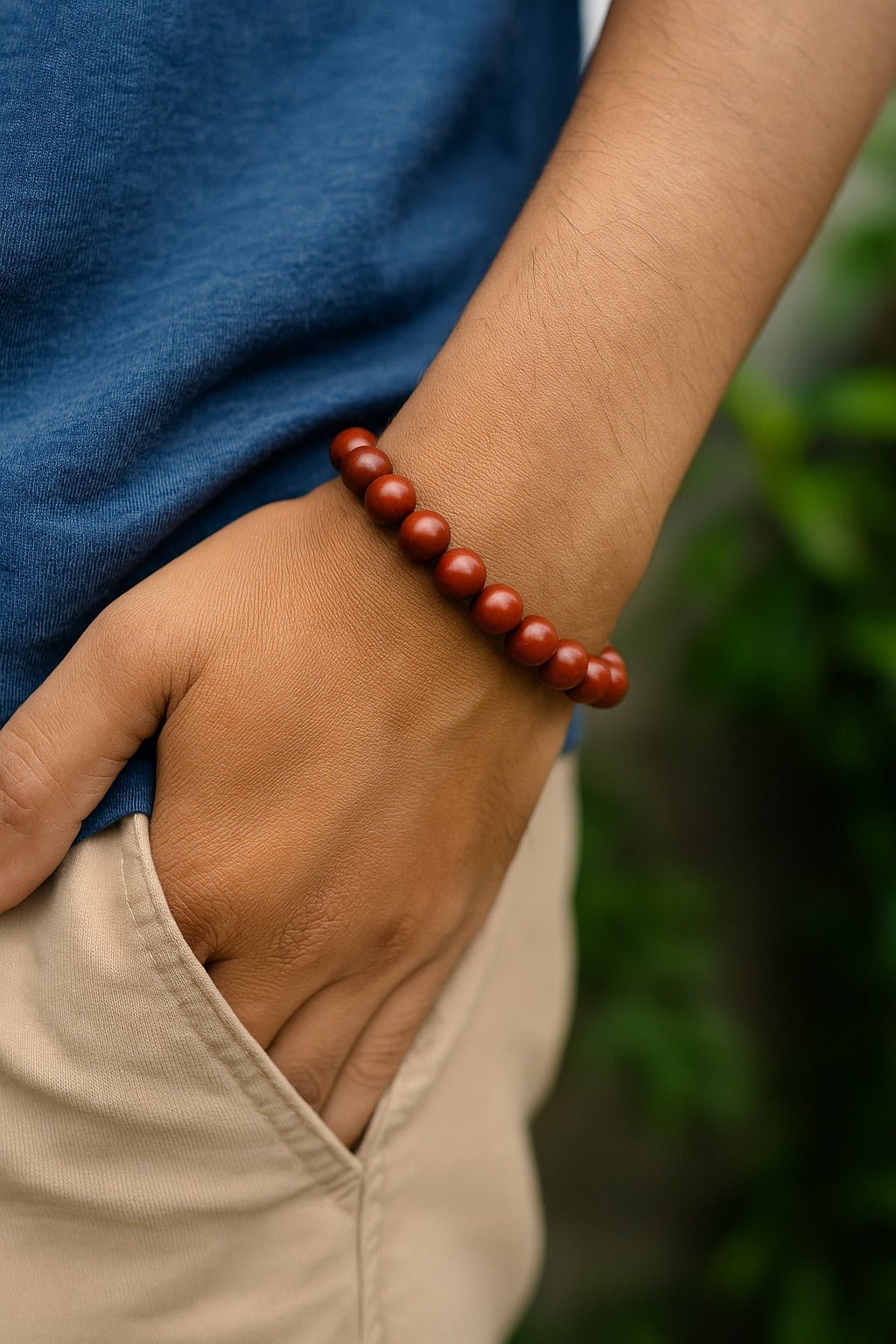 Red Jasper Energy Bracelet – Strength, Stability & Protection - Ankshaktiyaan by seemaa arora