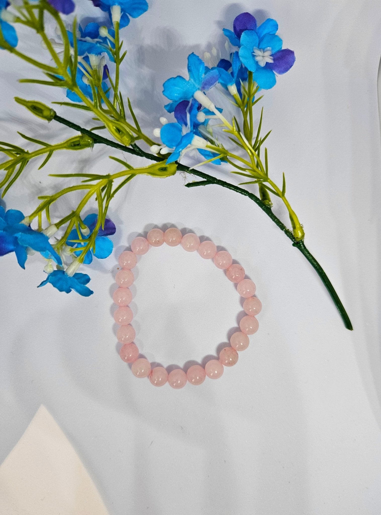 Rose Quartz Bracelet - Ankshaktiyaan by seemaa arora