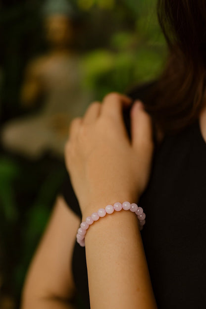 Rose Quartz Bracelet – Love, Healing & Emotional Balance - Ankshaktiyaan by seemaa arora