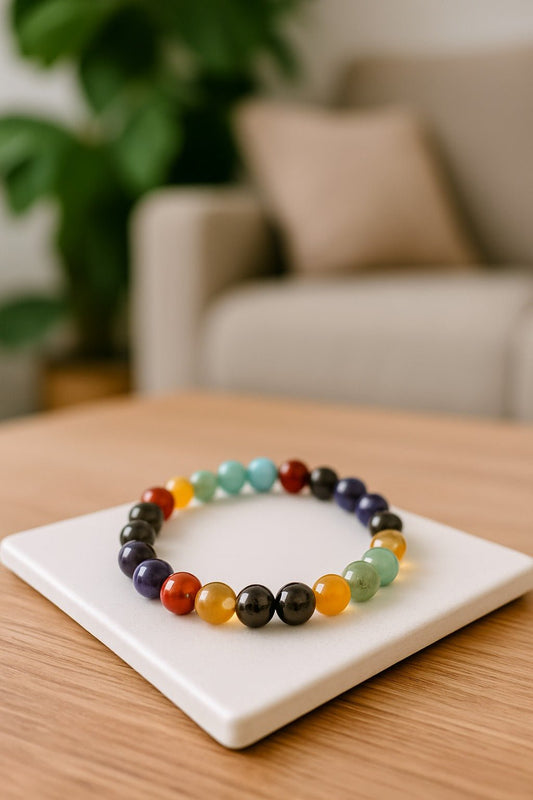 Seven Chakra Bracelet - Ankshaktiyaan by seemaa arora